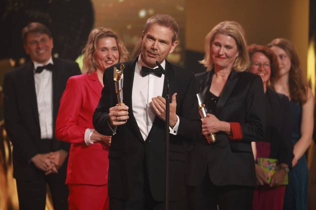 Deutscher Filmpreis 2023 BESUCHERSTÄRKSTER FILM Gewinner Die Schule der Magischen Tiere bei der Verleihung der Lola - Deutscher Filmpreis 2023 im Theater am Potsdamer Platz in Berlin 12.05.2023 Copyright: xEventpressx