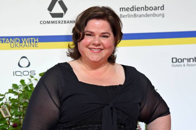 Nadine Wrietz bei der Ankunft auf dem Roten Teppich zum DEUTSCHER FILMPREIS 2023 im Theater am Potsdamer Platz in Berlin am 12.05.2023