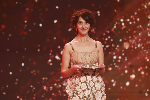 Deutscher Filmpreis 2023 Zar Amir Ebrahimi Laudatorin BESTE WEIBLICHE NEBENROLLE bei der Verleihung der Lola - Deutscher Filmpreis 2023 im Theater am Potsdamer Platz in Berlin 12.05.2023 Copyright: xEventpressx