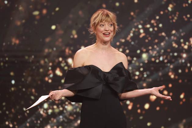 Deutscher Filmpreis 2023 Heike Makatsch Laudatorin BESTER KINDERFILM bei der Verleihung der Lola - Deutscher Filmpreis 2023 im Theater am Potsdamer Platz in Berlin 12.05.2023 Copyright: xEventpressx