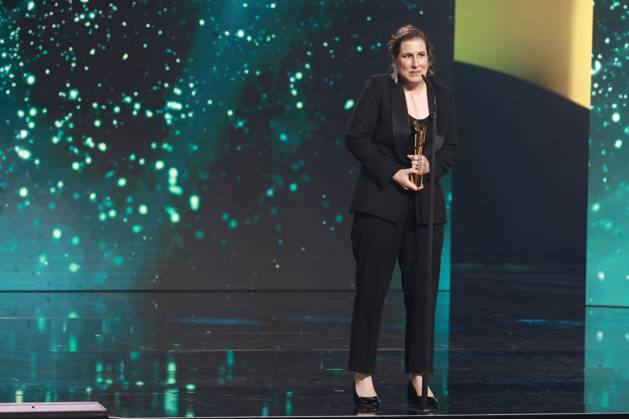 Deutscher Filmpreis 2023 BESTER SCHNITT Gewinnerin Gesa Jäger DAS LEHRERZIMMER bei der Verleihung der Lola - Deutscher Filmpreis 2023 im Theater am Potsdamer Platz in Berlin 12.05.2023 Copyright: xEventpressx