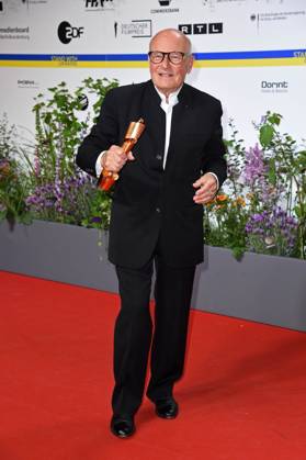 Volker Schlöndorff als Gewinner bei DEUTSCHER FILMPREIS 2023 im Theater am Potsdamer Platz in Berlin am 12.05.2023