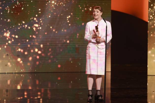 Deutscher Filmpreis 2023 BESTE WEIBLICHE HAUPTROLLE Gewinnerin Leonie Benesch bei der Verleihung der Lola - Deutscher Filmpreis 2023 im Theater am Potsdamer Platz in Berlin 12.05.2023 Copyright: xEventpressx
