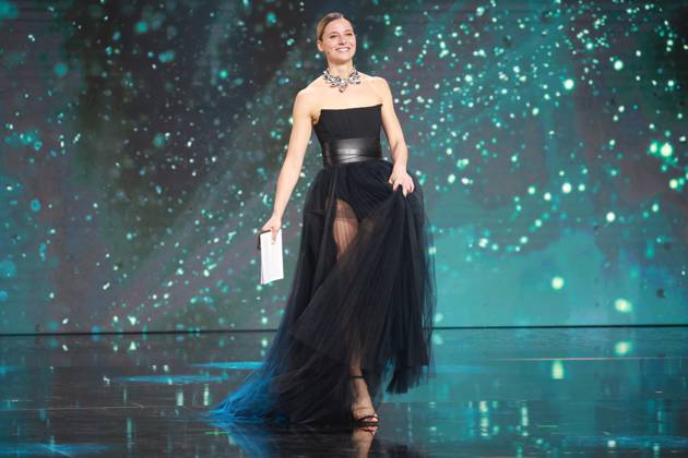 Deutscher Filmpreis 2023 Svenja Jung Laudatorin BESTE VISUELLE EFFEKTE bei der Verleihung der Lola - Deutscher Filmpreis 2023 im Theater am Potsdamer Platz in Berlin 12.05.2023 Copyright: xEventpressx