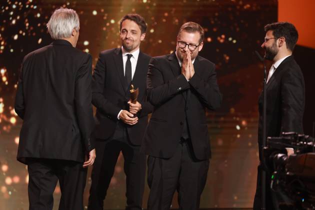 Deutscher Filmpreis 2023 BESTER SPIELFILM BRONZE HOLY SPIDER bei der Verleihung der Lola - Deutscher Filmpreis 2023 im Theater am Potsdamer Platz in Berlin 12.05.2023 Copyright: xEventpressx