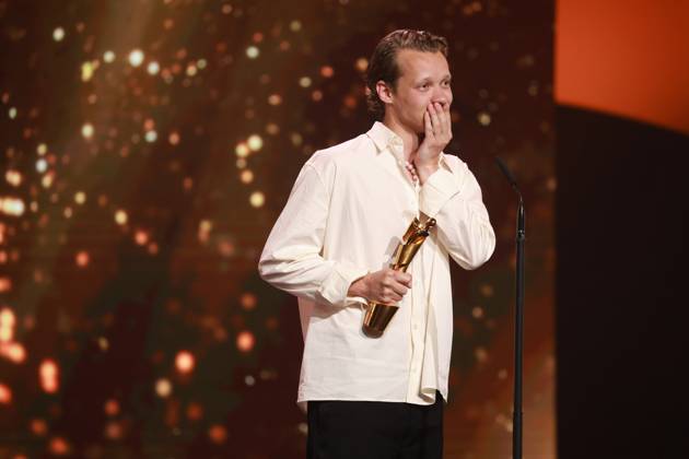 Deutscher Filmpreis 2023 BESTE MÄNNLICHE HAUPTROLLE Gewinner Felix Kammerer IM WESTEN NICHTS NEUES bei der Verleihung der Lola - Deutscher Filmpreis 2023 im Theater am Potsdamer Platz in Berlin 12.05.2023 Copyright: xEventpressx
