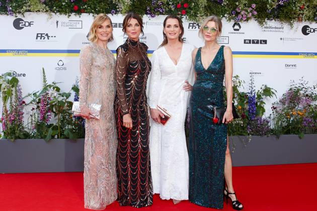 Event - Deutscher Filmpreis 2023 Andrea Lüdke, Gerit Kling, Anja Kling und Ursula Karven beim 73. Deutschen Filmpreis im Theater am Potsdamerplatz am 12.05.2023 in Berlin. Copyright: xEventpressxKochanx