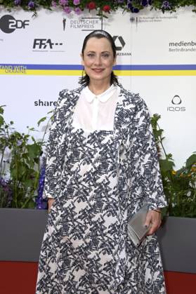 Inka Friedrich bei der 73. Verleihung des Deutschen Filmpreises 2023 im Theater am Potsdamer Platz. Berlin, 12.05.2023