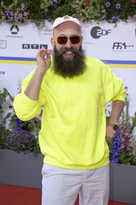 MC Fitti bei der 73. Verleihung des Deutschen Filmpreises 2023 im Theater am Potsdamer Platz. Berlin, 12.05.2023