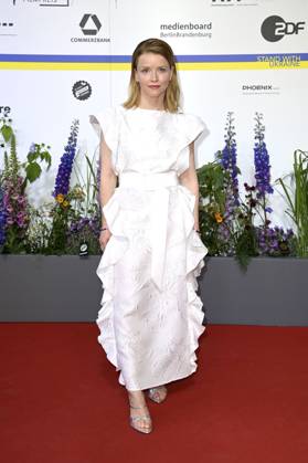 Karoline Schuch bei der 73. Verleihung des Deutschen Filmpreises 2023 im Theater am Potsdamer Platz. Berlin, 12.05.2023