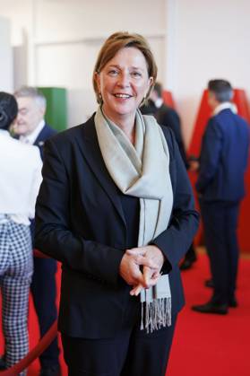 Politikerin Yvonne Gebauer (FDP) bei der Verleihung des Staatspreises des Landes NRW an Bundeskanzlerin a. D. Dr. Angela Merkel in der Flora. Köln, 16.05.2023 NRW Deutschland Copyright: xChristophxHardtx