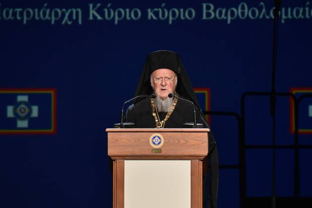 Ecumenical Patriarch Bartholomew Receives Honorary Distinction From Athens Municipality Ecumenical Patriarch Bartholomew speaks at the event of Athens Municipality honoring him with the distinction Glorious Athenian in Athens, Greece on May 20th, 2023. Athens Greece  Copyright: xNicolasxKoutsokostasx originalFilename: koutsokostas-notitle230520_np6s1.jpg