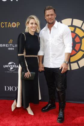 20 May 2023 Universal City, California - Catherine Ritchson, Alan Ritchson. Charlize Theron Africa Outreach Project 2023 Block Party held at Westwood Universal Studios Backlot in Universal City. Photo Credit: AdMedia 292295 2023-05-20 CA Universal City Etats-Unis  Copyright: xAdMediax STAR_292295_057