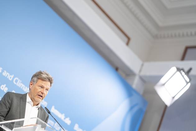 Pressestatement Energiestrompreis im Bundeswirtschaftsministerium Robert Habeck, Bundeswirtschaftsminister;Pressestatement Energiestrompreis im Bundeswirtschaftsministerium Robert Habeck, Bundeswirtschaftsminister, Berlin Berlin Deutschland BMWK
