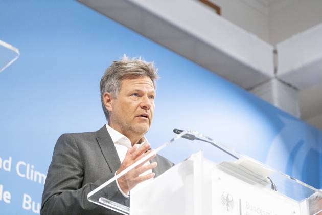 Pressestatement Energiestrompreis im Bundeswirtschaftsministerium Robert Habeck, Bundeswirtschaftsminister;Pressestatement Energiestrompreis im Bundeswirtschaftsministerium Robert Habeck, Bundeswirtschaftsminister, Berlin Berlin Deutschland BMWK