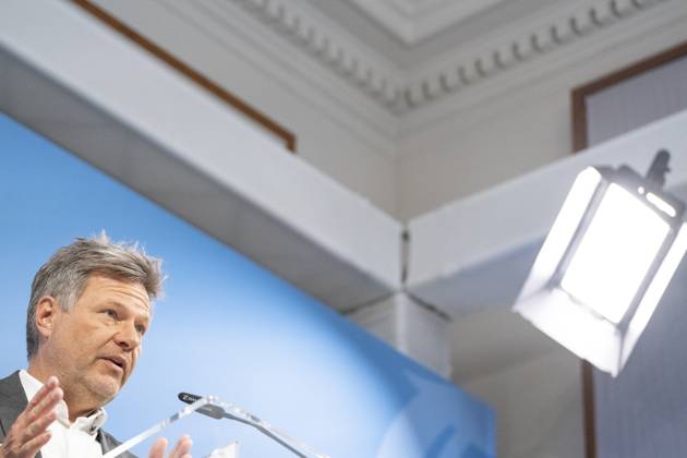 Pressestatement Energiestrompreis im Bundeswirtschaftsministerium Robert Habeck, Bundeswirtschaftsminister;Pressestatement Energiestrompreis im Bundeswirtschaftsministerium Robert Habeck, Bundeswirtschaftsminister, Berlin Berlin Deutschland BMWK