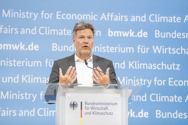 Pressestatement Energiestrompreis im Bundeswirtschaftsministerium Robert Habeck, Bundeswirtschaftsminister;Pressestatement Energiestrompreis im Bundeswirtschaftsministerium Robert Habeck, Bundeswirtschaftsminister, Berlin Berlin Deutschland BMWK