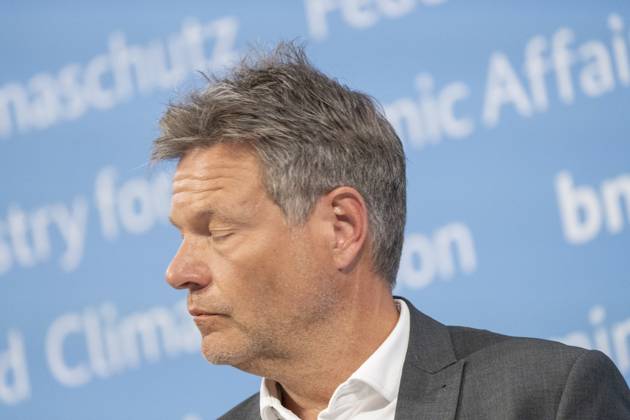 Pressestatement Energiestrompreis im Bundeswirtschaftsministerium Robert Habeck, Bundeswirtschaftsminister;Pressestatement Energiestrompreis im Bundeswirtschaftsministerium Robert Habeck, Bundeswirtschaftsminister, Berlin Berlin Deutschland BMWK