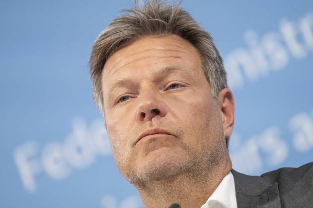Pressestatement Energiestrompreis im Bundeswirtschaftsministerium Robert Habeck, Bundeswirtschaftsminister;Pressestatement Energiestrompreis im Bundeswirtschaftsministerium Robert Habeck, Bundeswirtschaftsminister, Berlin Berlin Deutschland BMWK