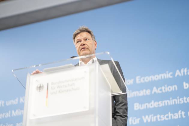 Pressestatement Energiestrompreis im Bundeswirtschaftsministerium Robert Habeck, Bundeswirtschaftsminister;Pressestatement Energiestrompreis im Bundeswirtschaftsministerium Robert Habeck, Bundeswirtschaftsminister, Berlin Berlin Deutschland BMWK