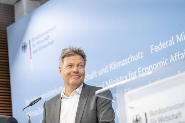 Pressestatement Energiestrompreis im Bundeswirtschaftsministerium Robert Habeck, Bundeswirtschaftsminister;Pressestatement Energiestrompreis im Bundeswirtschaftsministerium Robert Habeck, Bundeswirtschaftsminister, Berlin Berlin Deutschland BMWK
