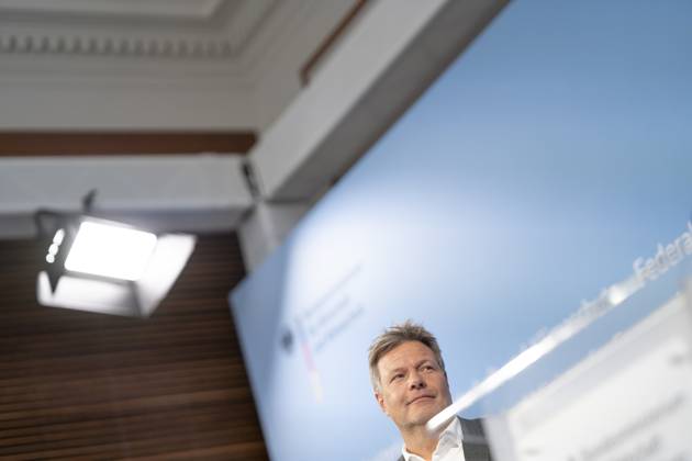 Pressestatement Energiestrompreis im Bundeswirtschaftsministerium Robert Habeck, Bundeswirtschaftsminister;Pressestatement Energiestrompreis im Bundeswirtschaftsministerium Robert Habeck, Bundeswirtschaftsminister, Berlin Berlin Deutschland BMWK
