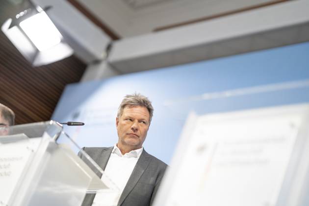 Pressestatement Energiestrompreis im Bundeswirtschaftsministerium Robert Habeck, Bundeswirtschaftsminister;Pressestatement Energiestrompreis im Bundeswirtschaftsministerium Robert Habeck, Bundeswirtschaftsminister, Berlin Berlin Deutschland BMWK