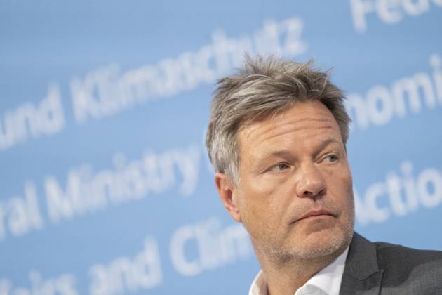 Pressestatement Energiestrompreis im Bundeswirtschaftsministerium Robert Habeck, Bundeswirtschaftsminister;Pressestatement Energiestrompreis im Bundeswirtschaftsministerium Robert Habeck, Bundeswirtschaftsminister, Berlin Berlin Deutschland BMWK