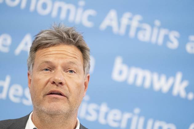 Pressestatement Energiestrompreis im Bundeswirtschaftsministerium Robert Habeck, Bundeswirtschaftsminister;Pressestatement Energiestrompreis im Bundeswirtschaftsministerium Robert Habeck, Bundeswirtschaftsminister, Berlin Berlin Deutschland BMWK