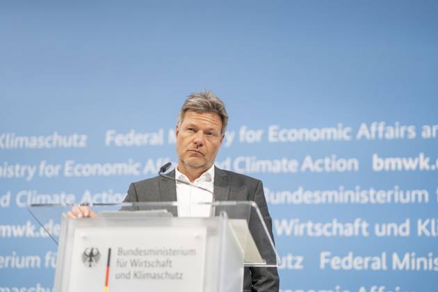 Pressestatement Energiestrompreis im Bundeswirtschaftsministerium Robert Habeck, Bundeswirtschaftsminister;Pressestatement Energiestrompreis im Bundeswirtschaftsministerium Robert Habeck, Bundeswirtschaftsminister, Berlin Berlin Deutschland BMWK