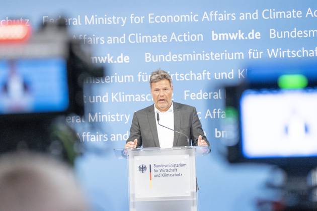 Pressestatement Energiestrompreis im Bundeswirtschaftsministerium Robert Habeck, Bundeswirtschaftsminister;Pressestatement Energiestrompreis im Bundeswirtschaftsministerium Robert Habeck, Bundeswirtschaftsminister, Berlin Berlin Deutschland BMWK
