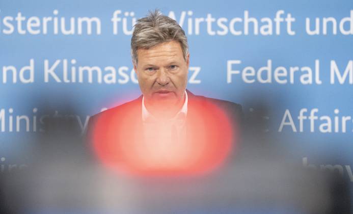 Pressestatement Energiestrompreis im Bundeswirtschaftsministerium Robert Habeck, Bundeswirtschaftsminister;Pressestatement Energiestrompreis im Bundeswirtschaftsministerium Robert Habeck, Bundeswirtschaftsminister, Berlin Berlin Deutschland BMWK