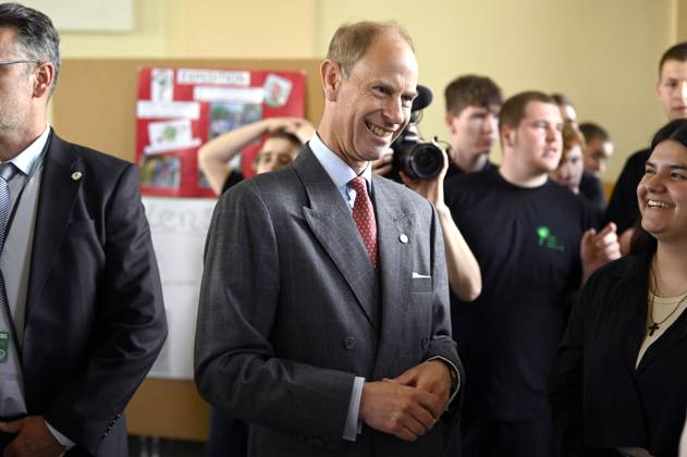 Entertainment Themen der Woche KW21 Entertainment Bilder des Tages Prinz Edward beim Besuch der Schule am Schillerpark im Rahmen der Verleihung des Duke Award im Wedding. Berlin, 22.05.2023