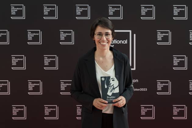 International Booker Prize Award Ceremony In London LONDON, UNITED KINGDOM - MAY 23, 2023: Catalan writer Eva Baltasar, author of ˜Boulder™, attends the official winners™ ceremony of the International Booker Prize 2023 at the Sky Garden in London, United Kingdom on May 23, 2023. The International Booker Prize is awarded annually for the finest single work of fiction from around the world which has been translated into English and published in the UK and Ireland. London Greater London United Kingdom  Copyright: xWIktorxSzymanowiczx originalFilename: szymanowicz-internat230523_npXvs.jpg
