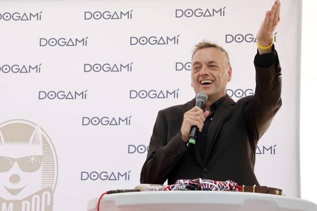 Toby Rose bei der Verleihung des Palm Dog Awards 2023 an Hund Bijou auf dem Festival de Cannes 2023 76. Internationale Filmfestspiele von Cannes. Cannes, 26.05.2023