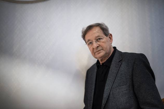 STOCKHOLM 20131127 Hungarian author Peter Nadas in Sweden to talk about his trilogy Parallel Stories STOCKHOLM SWEDEN x11370x  Copyright: xVilhelmxStokstadx xTTx PETER NÃ?DAS