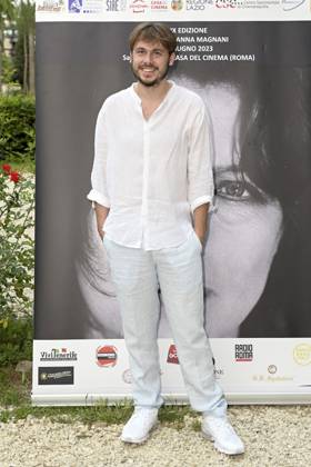 Filippo Lagana bei der 9. Verleihung des Premio Anna Magnani 2023 im Casa del Cinema Villa Borghese. Rom, 09.06.2023