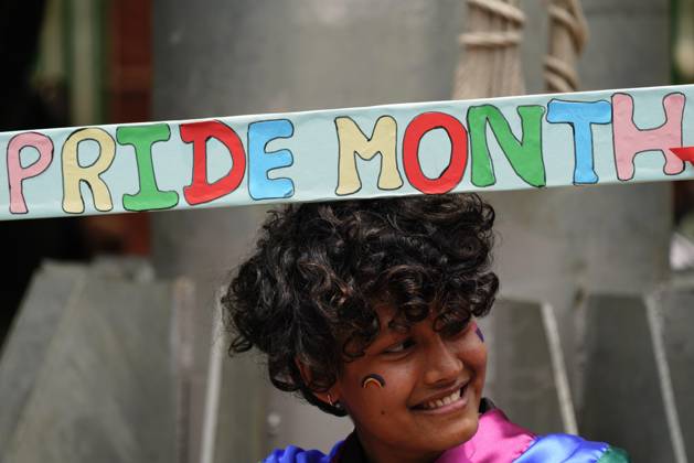 June 10, 2023, Kathmandu, Nepal: Hundreds of people from the LGBTIQ+ community participate in Nepalâ€⠢s pride parade month to celebrate their identities in Kathmandu, Nepal on Saturday, June 10, 2023. Joining hands and hearts, Nepal s vibrant LGBTQ+ community and allies come together each year for a spectacular celebration of love, acceptance, and inclusivity during the annual Pride Parade. Photo Kathmandu Nepal - ZUMAg200 20230610_zap_g200_007 Copyright: xSkandaxGautamx