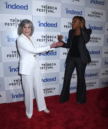 June 10, 2023, New York, New York, USA: Jane Fonda and Robin Roberts Honored at 3rd Annual Harry Belafonte Voices For Social Justice Award at the 2023 Tribeca Film Festival at Spring Studios in New York. New York USA - ZUMAp281 20230610_zea_p281_002 Copyright: xPhotoxImagexPressx