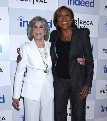 June 10, 2023, New York, New York, USA: Jane Fonda and Robin Roberts Honored at 3rd Annual Harry Belafonte Voices For Social Justice Award at the 2023 Tribeca Film Festival at Spring Studios in New York. New York USA - ZUMAp281 20230610_zea_p281_013 Copyright: xPhotoxImagexPressx