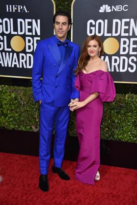 77th Golden Globes Awards Isla Fisher, Sacha Baron Cohen attend the 77th Annual Golden Globes Awards at Beverly Hilton Hotel on January 05, 2020 in Beverly Hills, California. Photo by SAUL GOODMAN ABACAPRESS.COM Beverly Hills California  Copyright: xGoodmanxSaul ABACAx 714912_335 GoodmanxSaul ABACAx 714912_335
