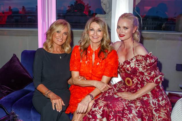 Party - Bertelsmann Dagmar Wöhrl, Frauke Ludowig und Franziska Knuppe bei der Bertelsmann Party 2023 in der Bertelsmann Hauptstadtrepräsentanz am 15.06.2023 in Berlin. Copyright: xEventpressxKochanx