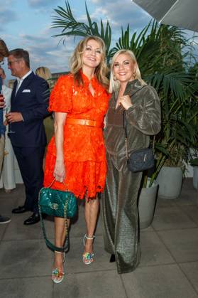Party - Bertelsmann Frauke Ludowig und Aleksandra Bechtel bei der Bertelsmann Party 2023 in der Bertelsmann Hauptstadtrepräsentanz am 15.06.2023 in Berlin. Copyright: xEventpressxKochanx