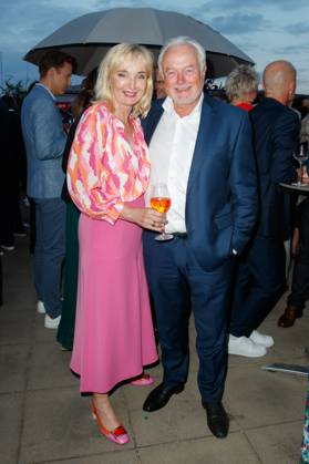 Party - Bertelsmann Wolfgang Kubicki mit Ehefrau Annette Marberth-Kubick bei der Bertelsmann Party 2023 in der Bertelsmann Hauptstadtrepräsentanz am 15.06.2023 in Berlin. Copyright: xEventpressxKochanx