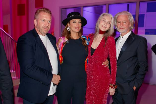 Party - Bertelsmann Lilly Becker mit Freund Thorsten Weck, Eveline Hall und Hermann Bühlbecker bei der Bertelsmann Party 2023 in der Bertelsmann Hauptstadtrepräsentanz am 15.06.2023 in Berlin. Copyright: xEventpressxKochanx