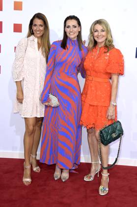 Elena Bruhn, Bella Lesnik und Frauke Ludowig bei der Bertelsmann Party 2023 in der Bertelsmann Repräsentanz Unter den Linden. Berlin, 15.06.2023