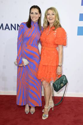 Bella Lesnik und Frauke Ludowig bei der Bertelsmann Party 2023 in der Bertelsmann Repräsentanz Unter den Linden. Berlin, 15.06.2023