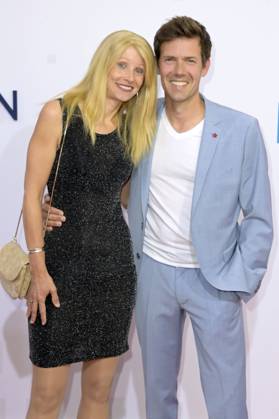 Maik Meuser mit Ehefrau Nicole Kallwies-Meuser bei der Bertelsmann Party 2023 in der Bertelsmann Repräsentanz Unter den Linden. Berlin, 15.06.2023