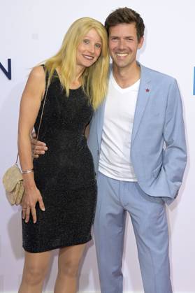 Maik Meuser mit Ehefrau Nicole Kallwies-Meuser bei der Bertelsmann Party 2023 in der Bertelsmann Repräsentanz Unter den Linden. Berlin, 15.06.2023