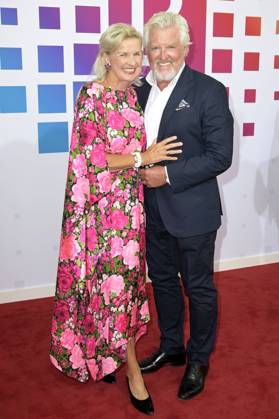 Hera Lind mit Ehemann Engelbert Lainer bei der Bertelsmann Party 2023 in der Bertelsmann Repräsentanz Unter den Linden. Berlin, 15.06.2023